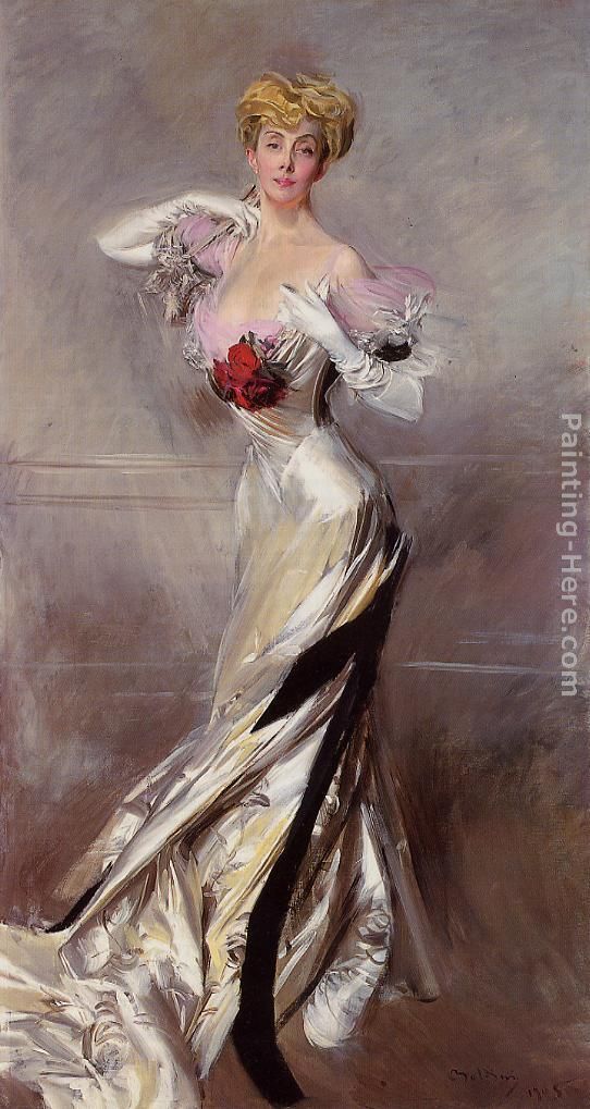 Portrait of the Countess Zichy painting - Giovanni Boldini Portrait of the Countess Zichy art painting